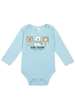 Abrange - Body Urso Baby Azul - ABRANGE