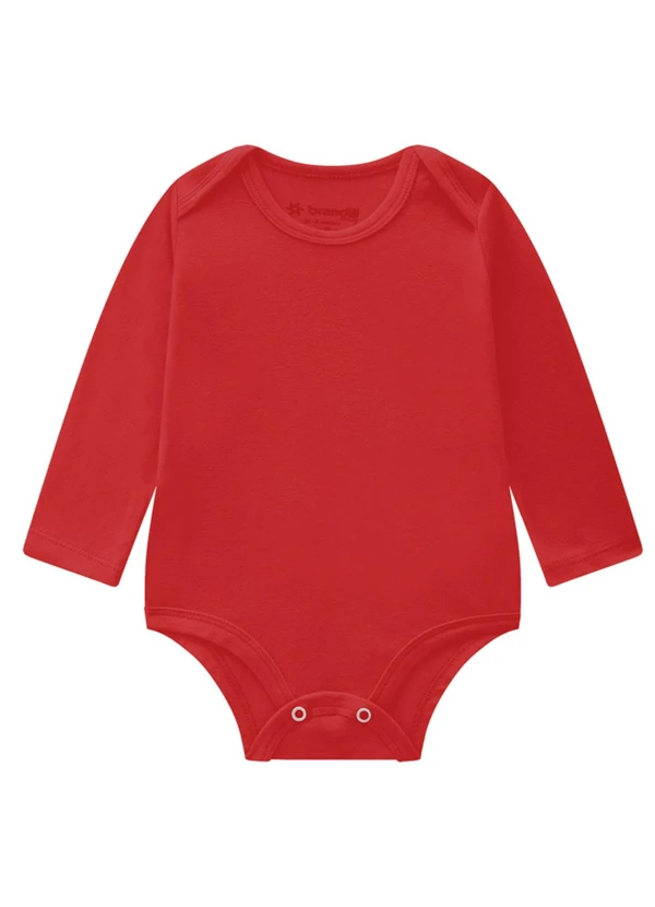 Brandili Baby - Kit 2 Bodies Bebê Unissex com Cor Lisa Cinza 2