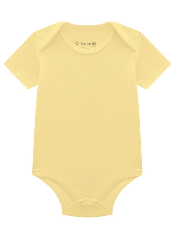 Brandili Baby - Kit 2 Bodies Bebê Unissex com Cor Lisa Verde 2