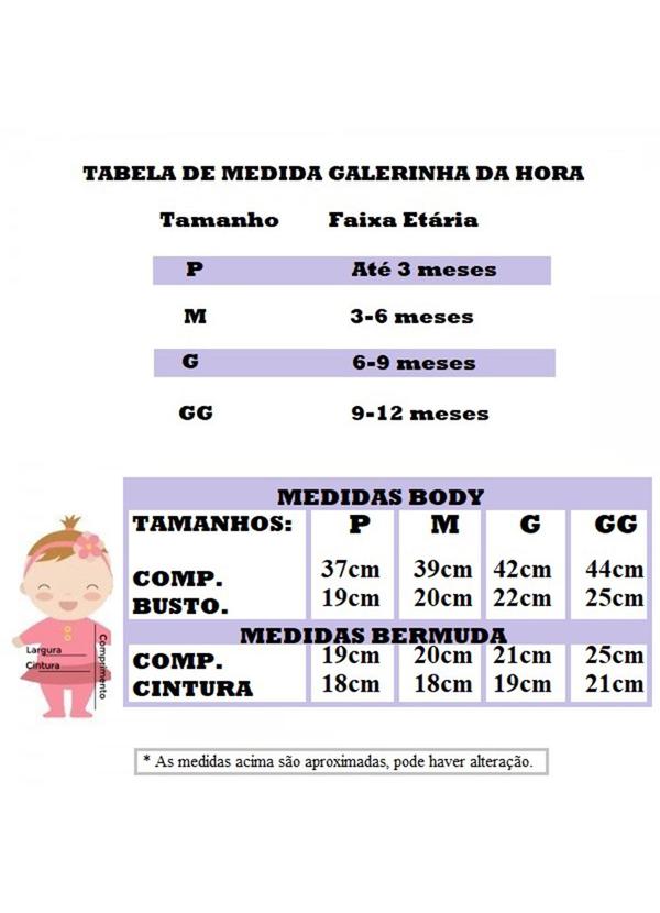 Galerinha - Kit Body Bebê 3 Peças Verão Marrom 2