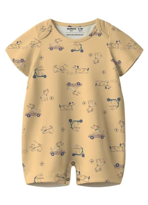 Malwee Kids - Macaquinho Básico Carrinhos Amarelo - MALWEE KIDS