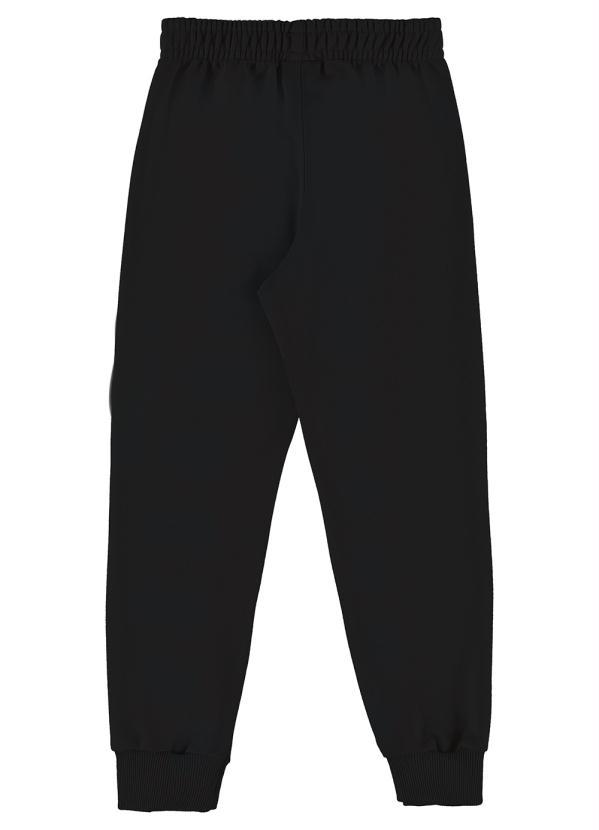 Quimby - Calça Básica em Moletom Infantil Preto 2