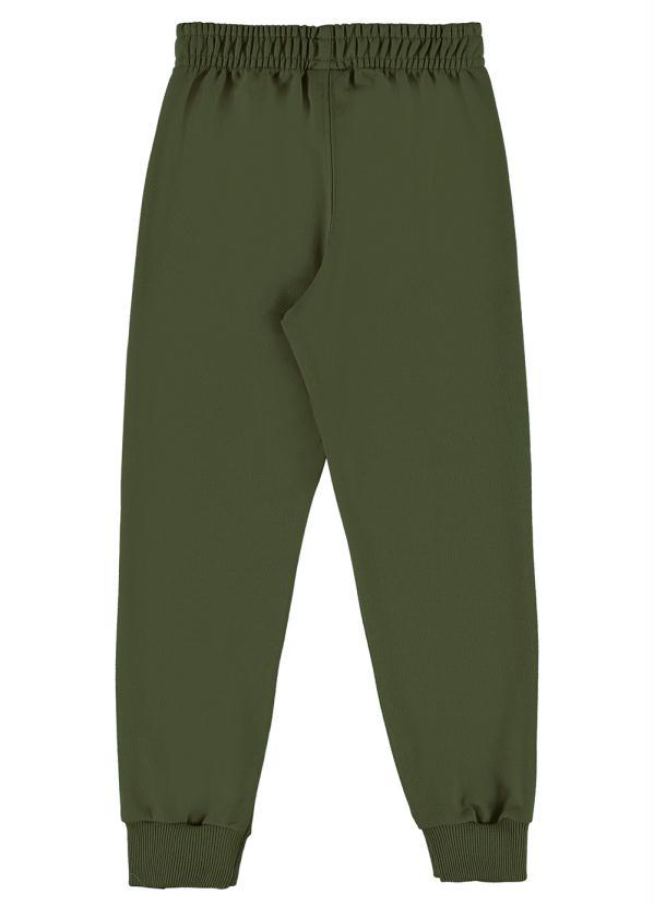 Quimby - Calça Básica em Moletom Infantil Verde 2