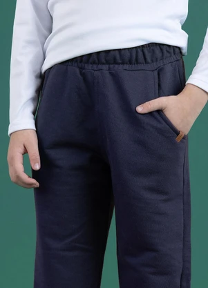 Soft Bonni - Calça Básica Infantil Marinho - SOFT BONNI