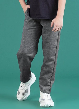 Soft Bonni - Calça Básica Infantil Pa Grafite - SOFT BONNI