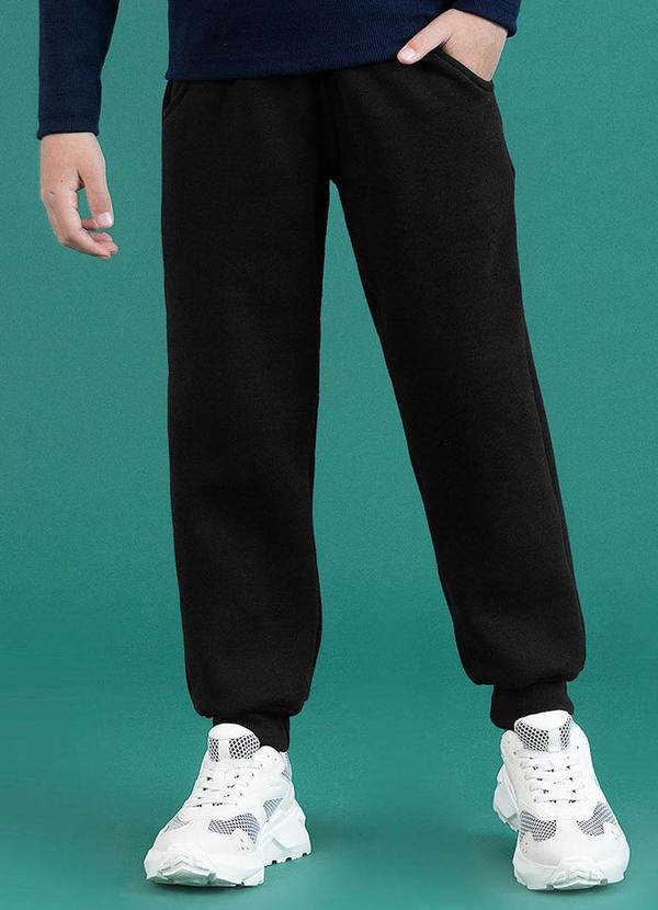 Soft Bonni - Calça Básica Infantil Preto