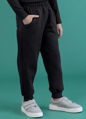 Soft Bonni - Calça Básica Infantil Preto - SOFT BONNI