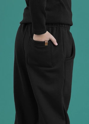 Soft Bonni - Calça Básica Infantil Preto - SOFT BONNI
