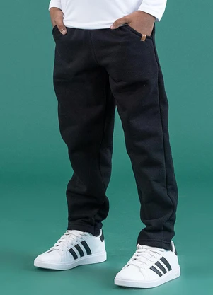 Soft Bonni - Calça Básica Infantil Preto - SOFT BONNI