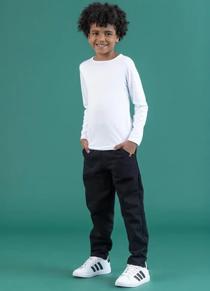 Soft Bonni - Calça Básica Infantil Preto - SOFT BONNI