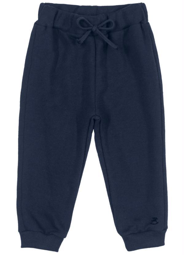 Up Baby - Calça Básica Moletom Unissex Azul