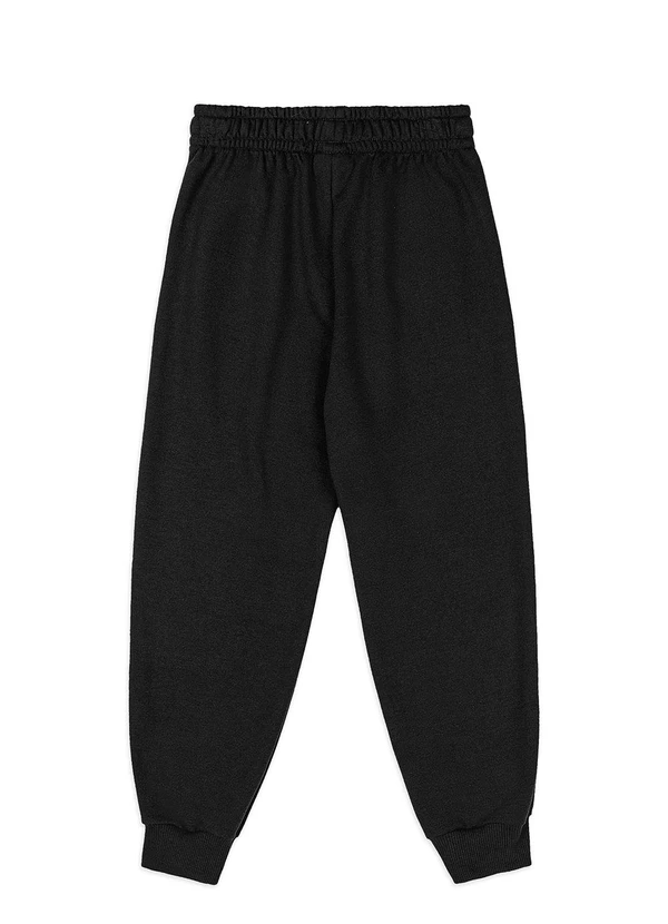 Quimby - Calça Básica para Menino em Moletom Preto 2