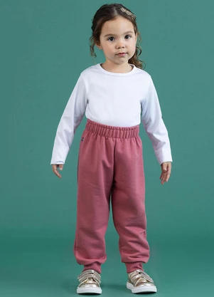Soft Bonni - Calça Básica Rosa Malva - SOFT BONNI