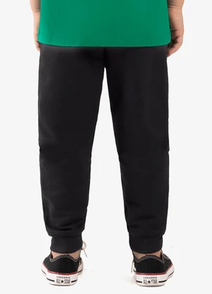 Rovi Kids - Calça Básica Unissex Infantil Preto - ROVI KIDS