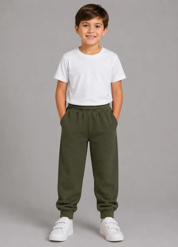 Rovi Kids - Calça Básica Unissex Infantil Verde