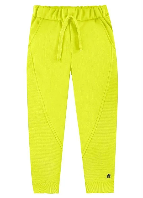 Up Baby - Calça de Moletom Infantil Menino Verde