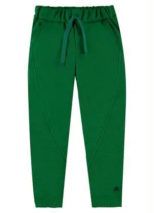 Up Baby - Calça de Moletom Infantil Menino Verde - UP BABY