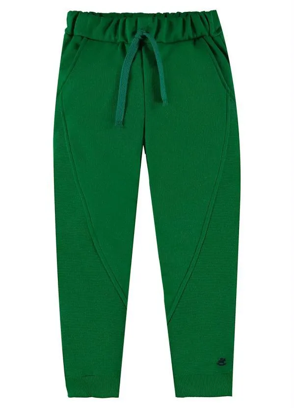 Up Baby - Calça de Moletom Infantil Menino Verde