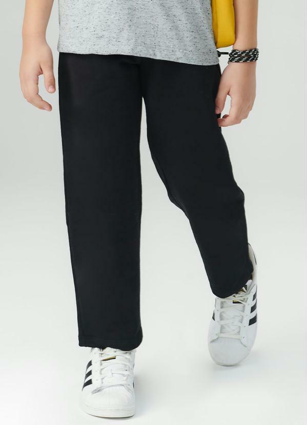 Rovi Kids - Calça de Moletom Preto