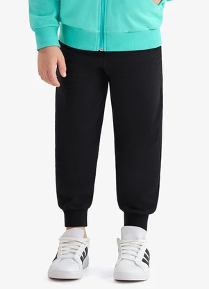 Rovi Kids - Calça de Moletom Unissex Preto - ROVI KIDS