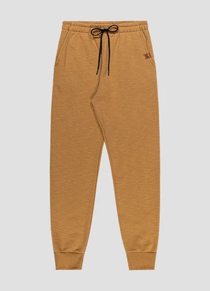 Reirex - Calça em Moletom Flamê Marrom - REIREX