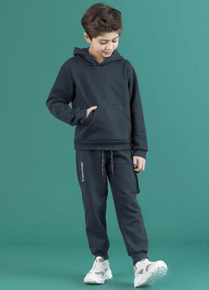 Soft Bonni - Calça Infantil Cinza Chumbo - SOFT BONNI