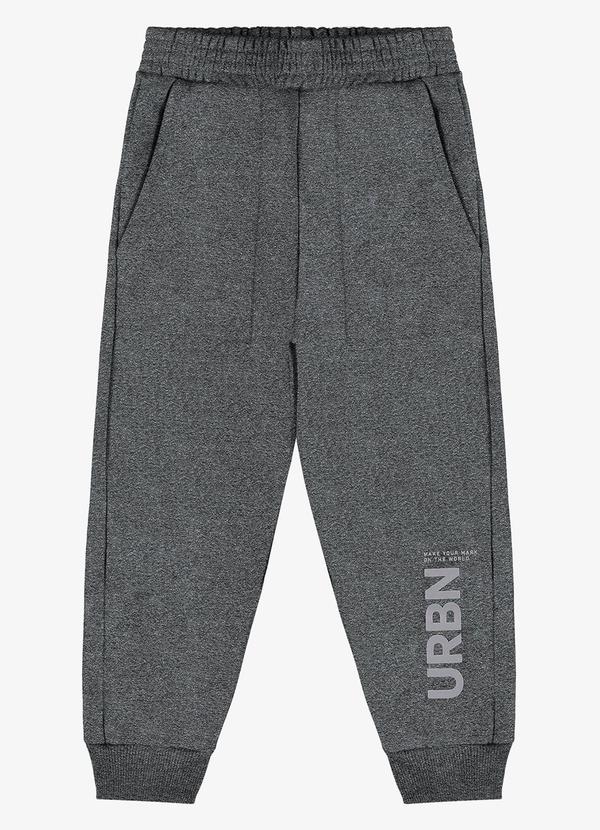 Rovi Kids - Calça Infantil em Moletom Cinza