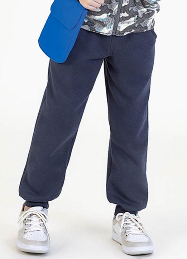 Soft Bonni - Calça Infantil em Moletom Cinza