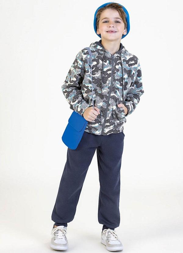 Soft Bonni - Calça Infantil em Moletom Cinza 2