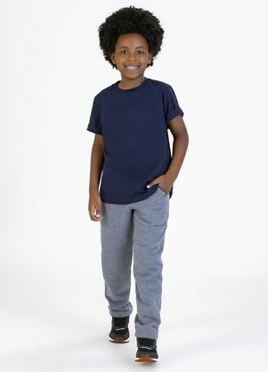 Soft Bonni - Calça Infantil em Moletom Cinza - SOFT BONNI