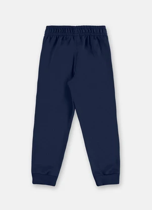 Up Baby - Calça Infantil em Moletom sem Felpa Azul - UP BABY