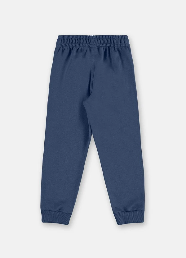 Up Baby - Calça Infantil em Moletom sem Felpa Azul 2