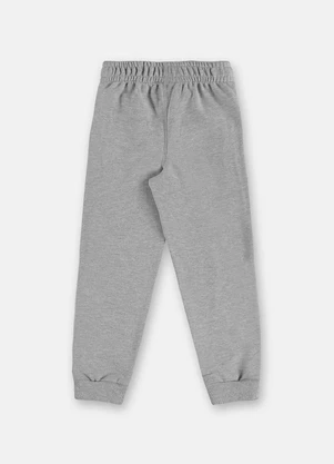 Up Baby - Calça Infantil em Moletom sem Felpa Cinza - UP BABY