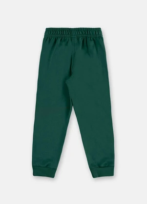 Up Baby - Calça Infantil em Moletom sem Felpa Verde - UP BABY