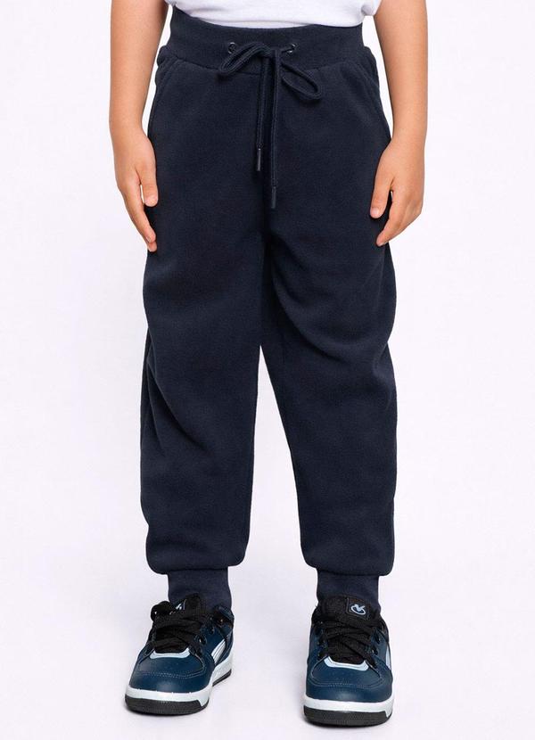 Torra - Calça Infantil Fleece Jogger Marinho