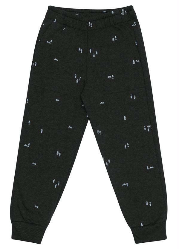 Rovi Kids - Calça Infantil Masculina Mountain Preto