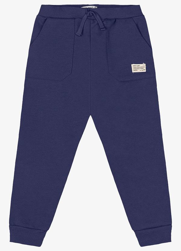 Trick Nick - Calça Infantil Masculino Moletom Azul