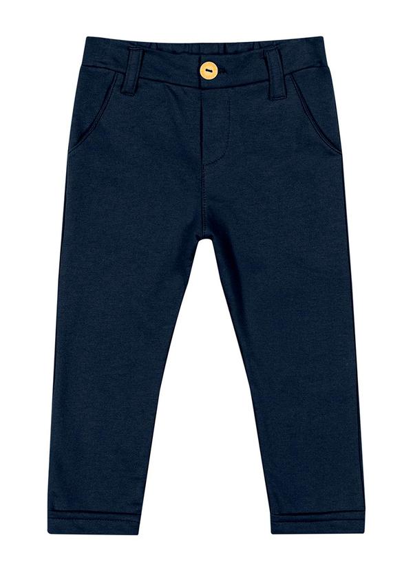 Colorittá - Calça Infantil Menino Moletom com Bolsos Azul 1