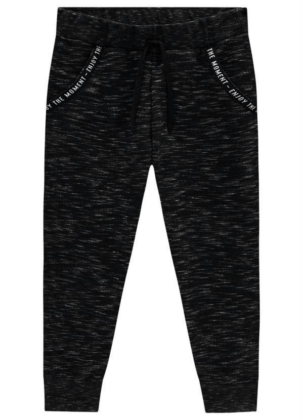 Milon - Calça Infantil Menino Preto