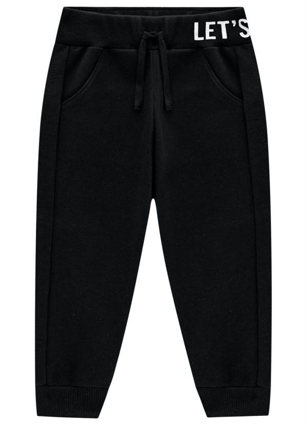 Milon - Calça Infantil Menino Preto