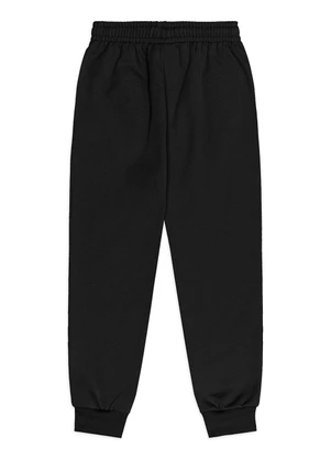 Quimby - Calça Infantil para Menino em Moletom Preto - QUIMBY
