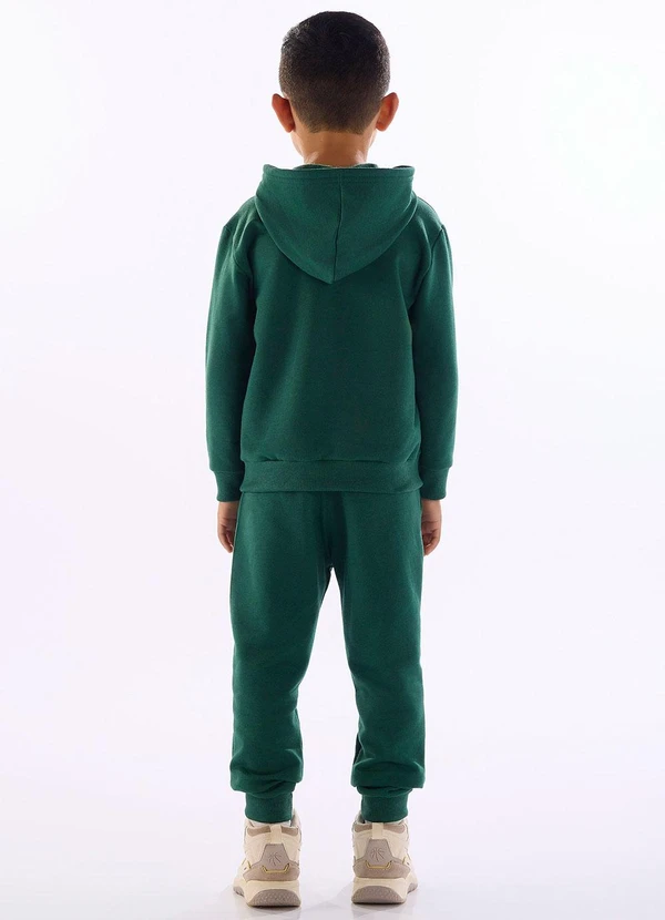 Quimby - Calça Infantil para Menino em Moletom Verde 4