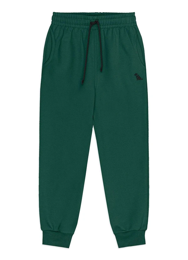 Quimby - Calça Infantil para Menino em Moletom Verde 5