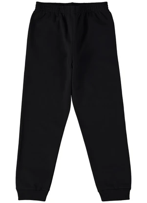 Malwee Kids - Calça Jogger em Moletom Unissex Preto - MALWEE KIDS