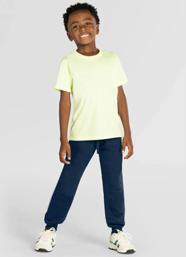 Brandili - Calça Jogger Infantil Menino Azul 2