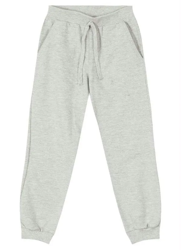 Brandili - Calça Jogger Infantil Menino  Cinza 3