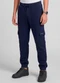 Minty - Calça Juvenil Moletom Peluciado Cargo Azul - variação: Azul