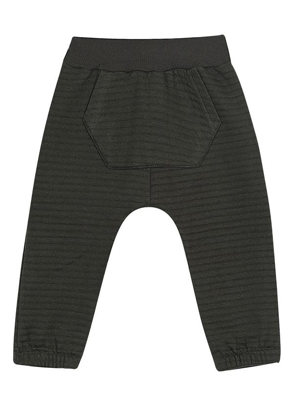 Randa Mundu - Calça Masculina Matelassê Horizontal Verde