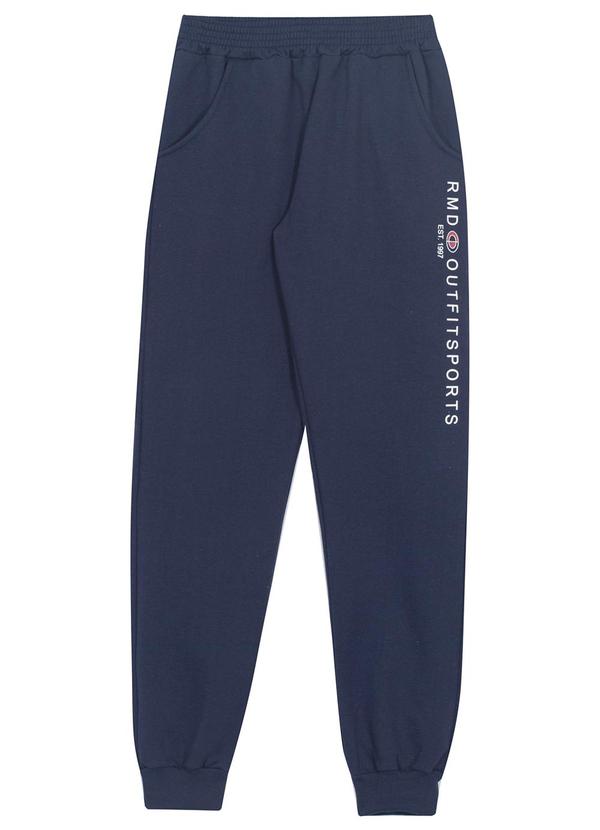 Randa Mundu - Calça Masculina Moletom Azul