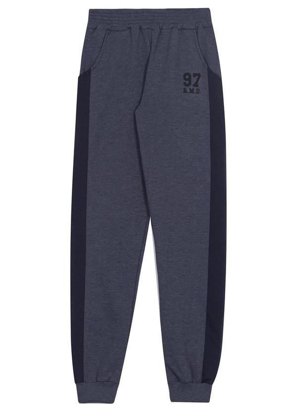 Randa Mundu - Calça Masculina Moletom Azul